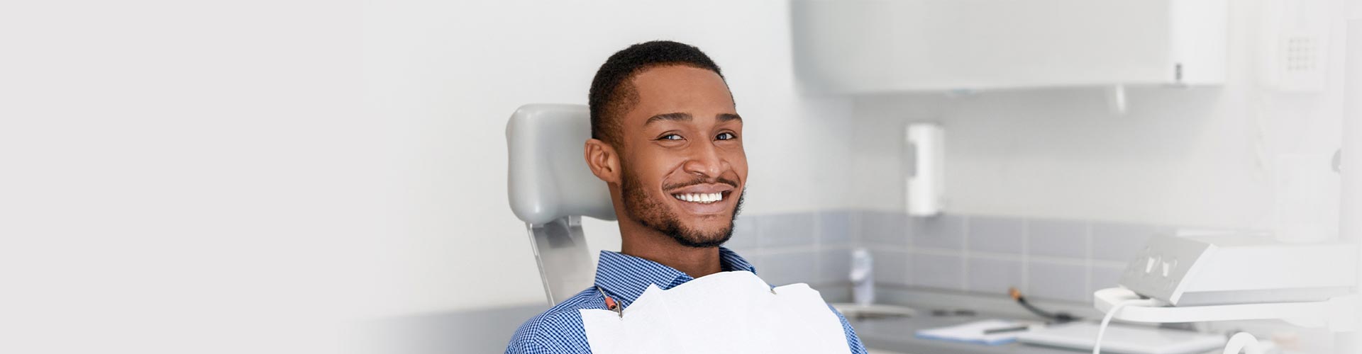 Smiling Patient at Clinic